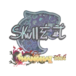Sticker | skullz (Holo) | Shanghai 2024