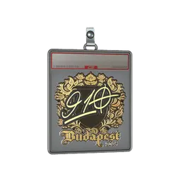Sticker Slab | 910 (Gold) | Budapest 2025