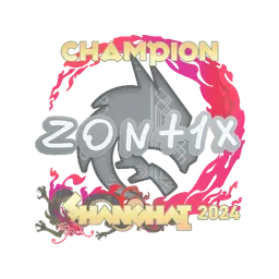 Sticker | zont1x (Champion) | Shanghai 2024