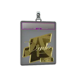 Sticker Slab | dennis (Gold) | Atlanta 2017
