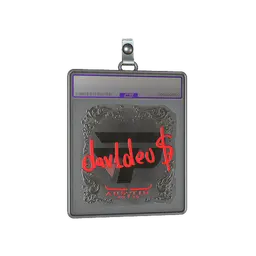 Sticker Slab | dav1deuS (Foil) | Austin 2025