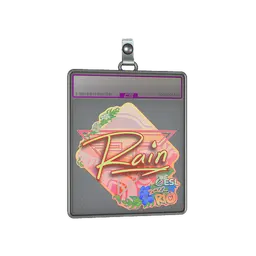 Sticker Slab | rain (Holo) | Rio 2022