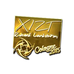Sticker | Xizt (Gold) | Cologne 2015