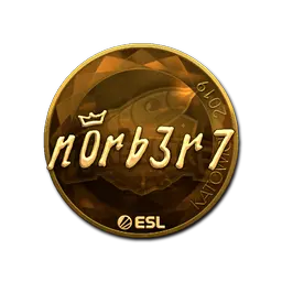 Sticker | n0rb3r7 (Gold) | Katowice 2019