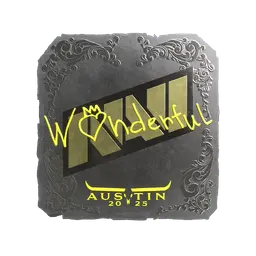Sticker | w0nderful (Foil) | Austin 2025
