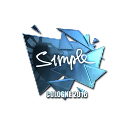 Sticker | s1mple (Foil) | Cologne 2016