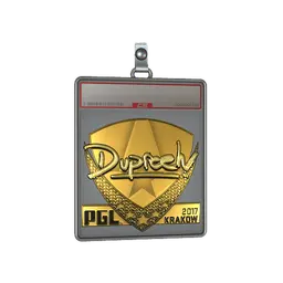 Sticker Slab | dupreeh (Gold) | Krakow 2017