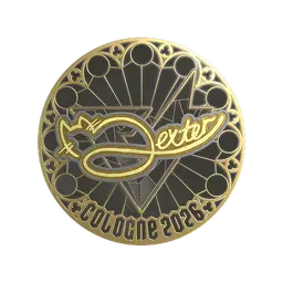 Sticker | dexter (Gold) | Cologne 2026
