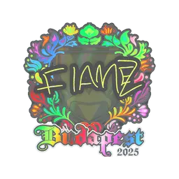 Sticker | FlameZ (Holo) | Budapest 2025