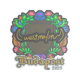 Sticker | westmelon (Embroidered) | Budapest 2025