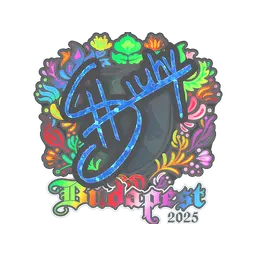 Sticker | siuhy (Holo) | Budapest 2025