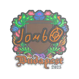 Sticker | jambo (Embroidered) | Budapest 2025