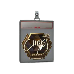 Sticker Slab | chrisJ (Gold) | London 2018