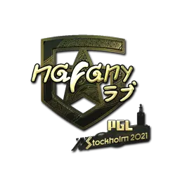 Sticker | nafany (Gold) | Stockholm 2021