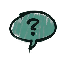 Sealed Graffiti | Question Mark (Frog Green)