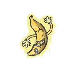 Sealed Graffiti | Banana