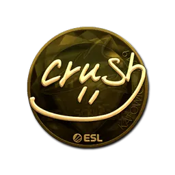 Sticker | crush (Gold) | Katowice 2019