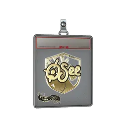 Sticker Slab | oSee (Gold) | Paris 2023