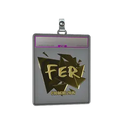 Sticker Slab | fer (Gold) | Cologne 2016