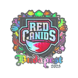 Sticker | RED Canids (Holo) | Budapest 2025