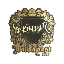 Sticker | YEKINDAR (Gold) | Budapest 2025
