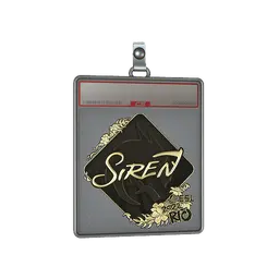 Sticker Slab | S1ren (Gold) | Rio 2022