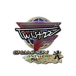 Sticker | Twistzz (Glitter, Champion) | Antwerp 2022