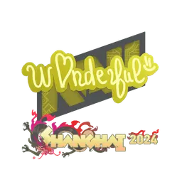 Sticker | w0nderful | Shanghai 2024