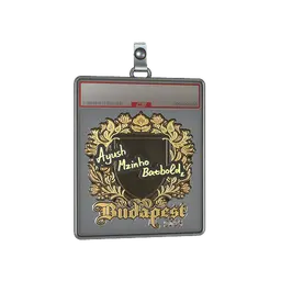 Sticker Slab | mzinho (Gold) | Budapest 2025