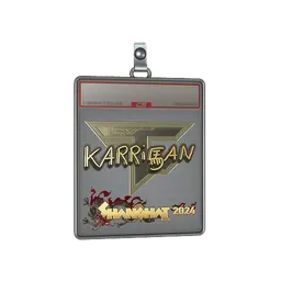 Sticker Slab | karrigan (Gold) | Shanghai 2024