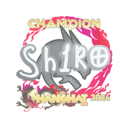 Sticker | sh1ro (Champion) | Shanghai 2024