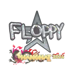 Sticker | floppy (Glitter) | Shanghai 2024