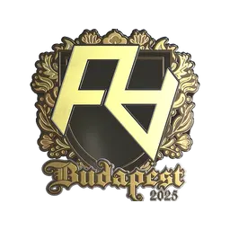 Sticker | Rare Atom (Gold) | Budapest 2025