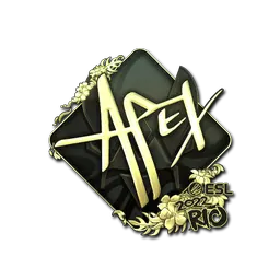 Sticker | apEX (Gold) | Rio 2022