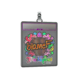 Sticker Slab | blameF (Holo) | Budapest 2025