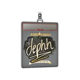 Sticker Slab | dephh (Gold) | Berlin 2019