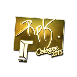 Sticker | RpK (Gold) | Cologne 2015