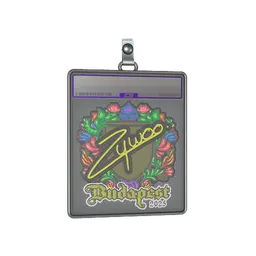 Sticker Slab | ZywOo (Embroidered) | Budapest 2025