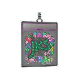 Sticker Slab | jks (Holo) | Budapest 2025