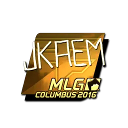 Sticker | jkaem (Gold) | MLG Columbus 2016