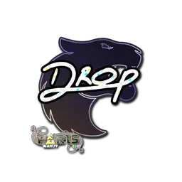 Sticker | drop (Glitter) | Paris 2023