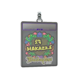 Sticker Slab | makazze (Embroidered) | Budapest 2025