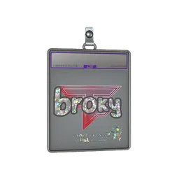 Sticker Slab | broky (Glitter) | Antwerp 2022