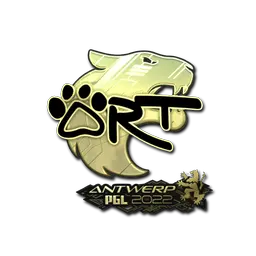 Sticker | arT (Gold) | Antwerp 2022