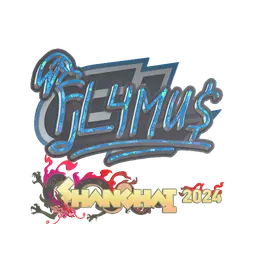 Sticker | FL4MUS (Glitter) | Shanghai 2024