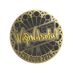 Sticker | w0nderful (Gold) | Cologne 2026