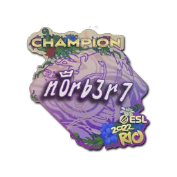 Sticker | n0rb3r7 (Champion) | Rio 2022