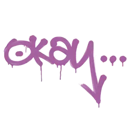 Sealed Graffiti | Okay (Bazooka Pink)