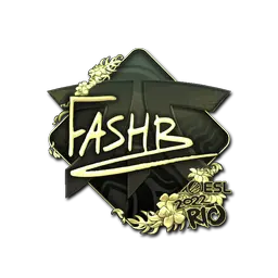 Sticker | FASHR (Gold) | Rio 2022
