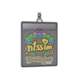 Sticker Slab | n1ssim (Embroidered) | Budapest 2025